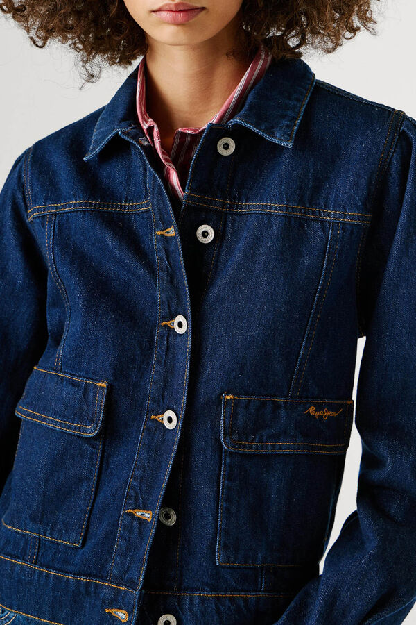 Pepe Jeans Casaco denim  azul