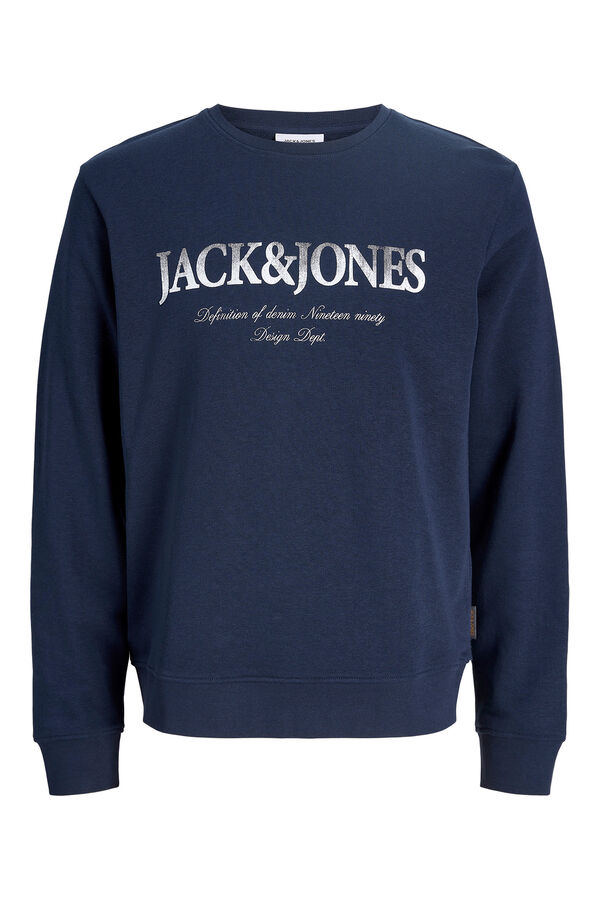 Jack & Jones Large logo sweatshirt blue