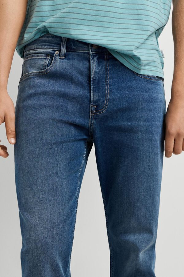 Pepe Jeans Cal&ccedil;as jeans retas azul