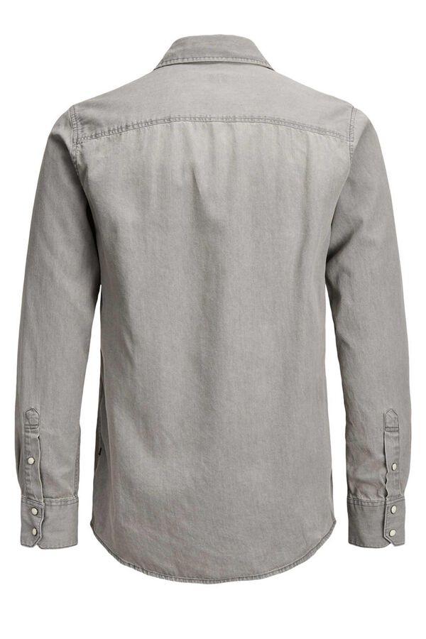 Jack & Jones Camisa denim de regular fit cinzento