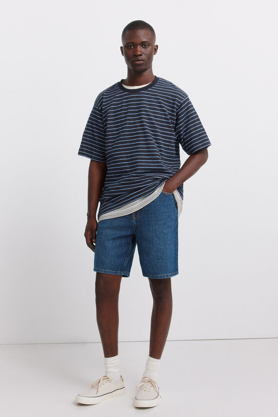 Bermuda vaquera regular fit