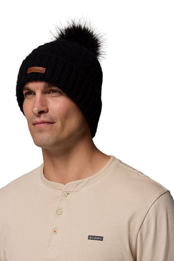 Columbia Gorro Unissexo Winter Blur&trade; II com Pompom preto