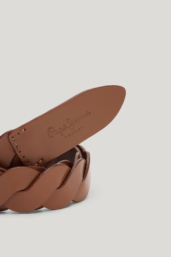 Pepe Jeans Cinto entran&ccedil;ado em pele cru