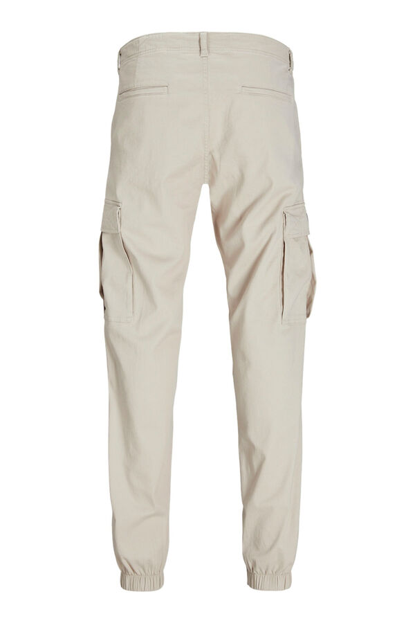 Jack & Jones Calças de ajuste relaxado cinzento