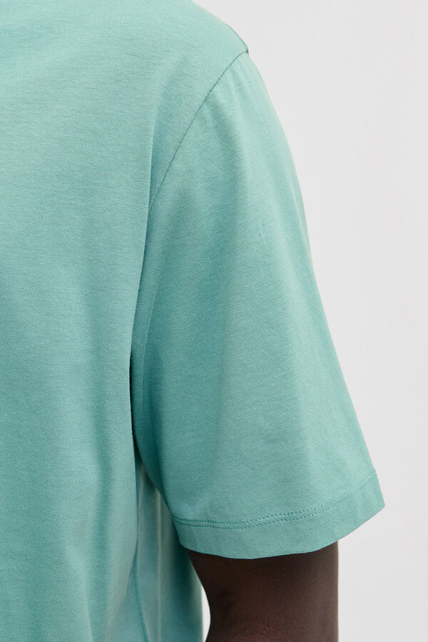 Jack & Jones T-shirt com logo na frente azul