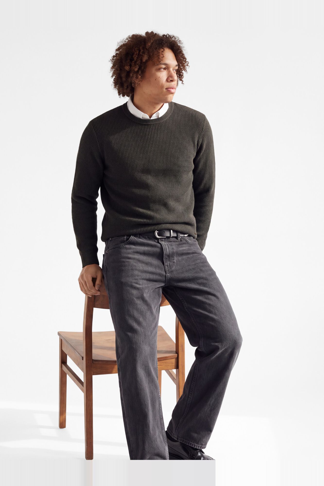 Jack & Jones PLUS Camisola regular gola redonda