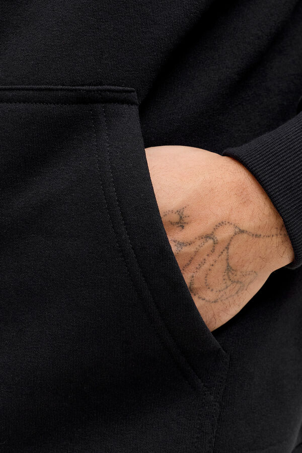Jack & Jones Basic hooded sweatshirt black