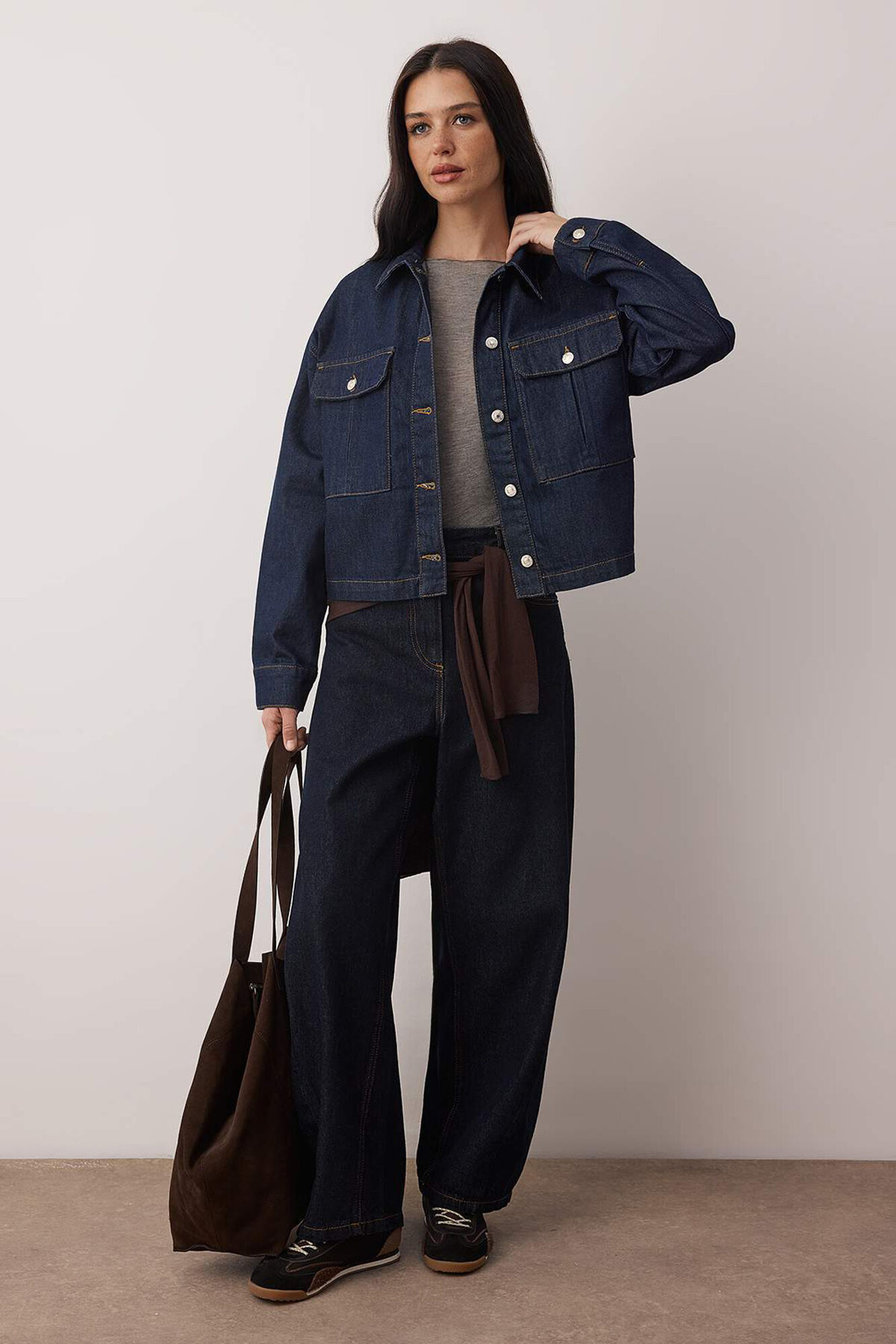 Trendyol Blazer cruzada de doble botonadura