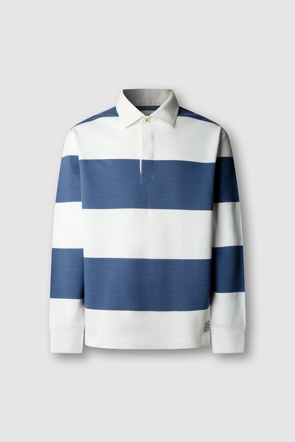 Pepe Jeans Polo de rugby &agrave;s riscas azul