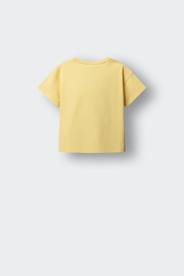 Springfield Kids T-shirt de manga curta estrela menina estampado