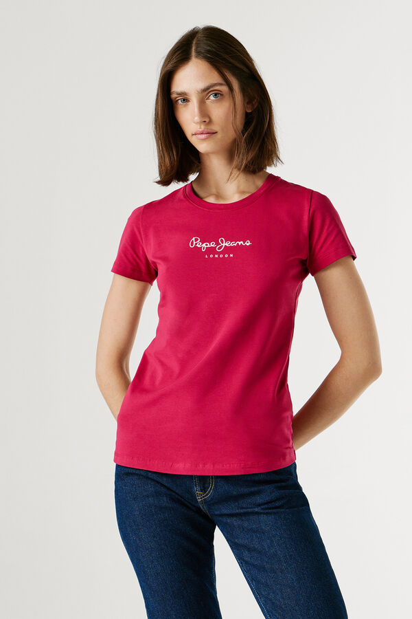 Pepe Jeans Camisola de manga curta rosa