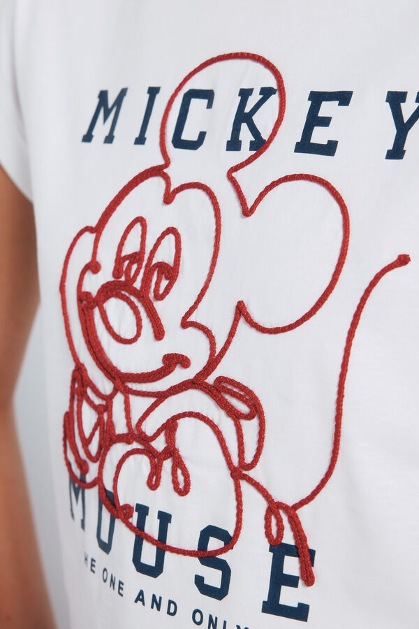 Springfield Camiseta com a silhueta do "Mickey Mouse" vison