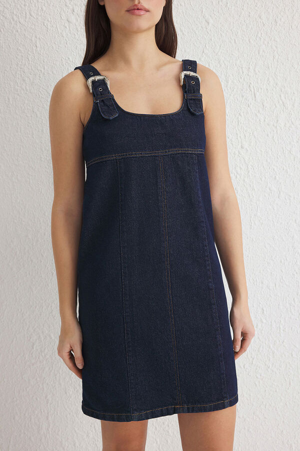 Trendyol Vestido mini denim azul