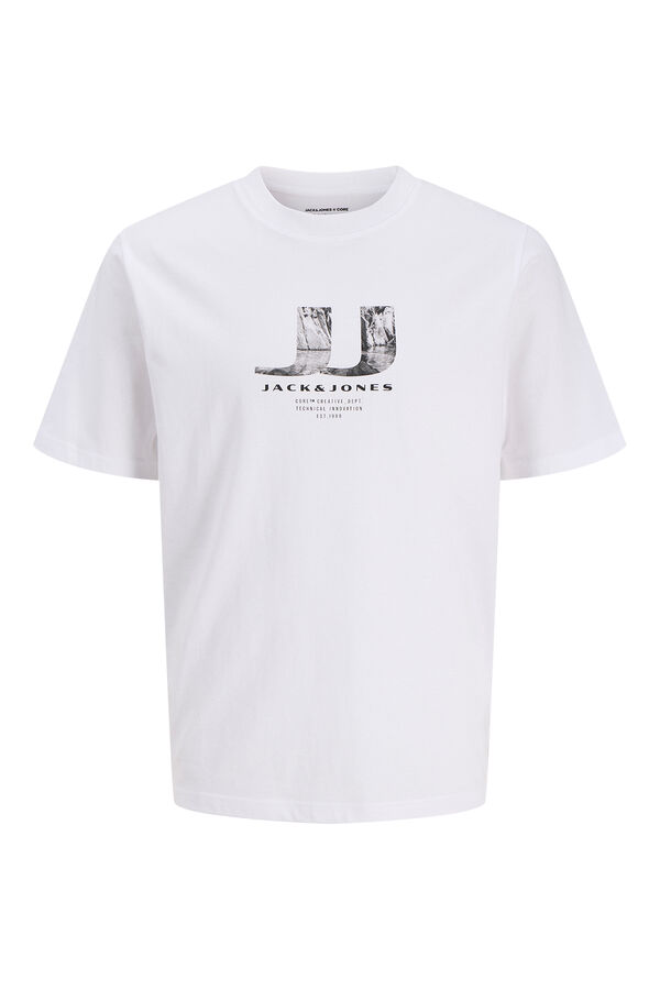 Jack & Jones T-shirt manga curta branco