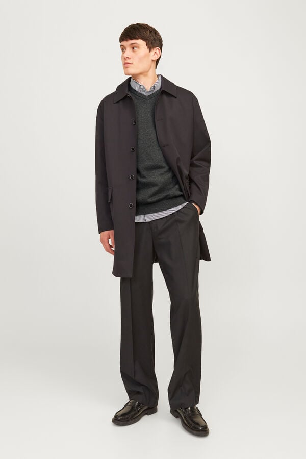 Jack & Jones Camisola de ajuste regular cinzento