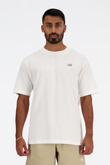 New Balance T-shirt de algod&atilde;o Sport Essentials branco