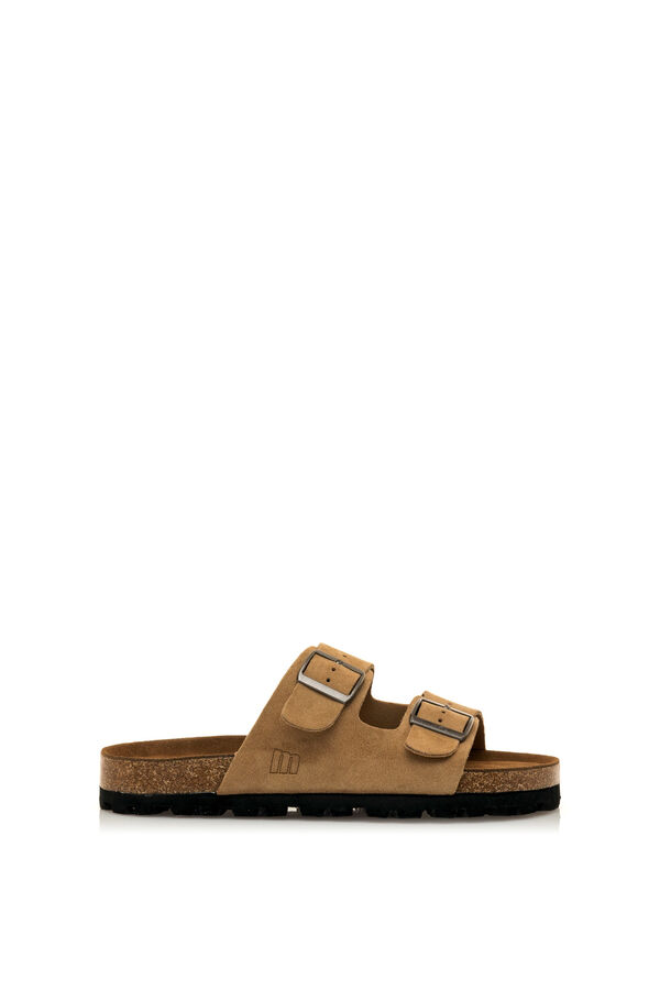 MTNG Bio leather sandals brown
