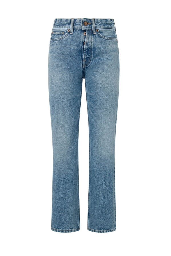 Springfield Straight Jeans HW Vintage  bluish