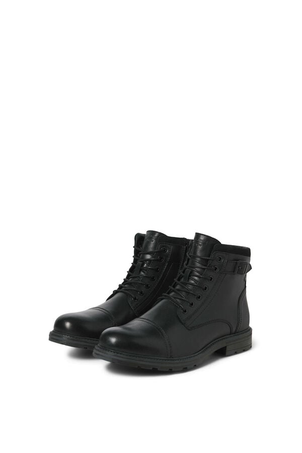 Jack & Jones High leather boots black