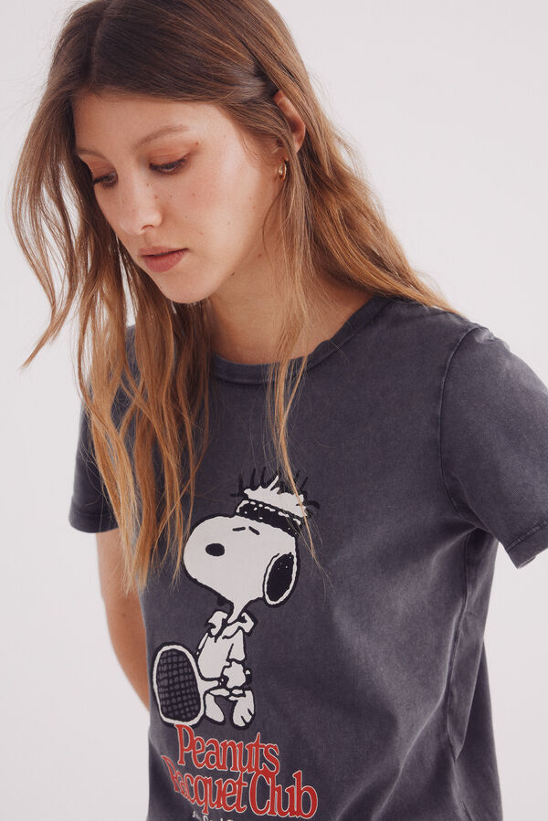Springfield Camiseta "Peanuts" gris