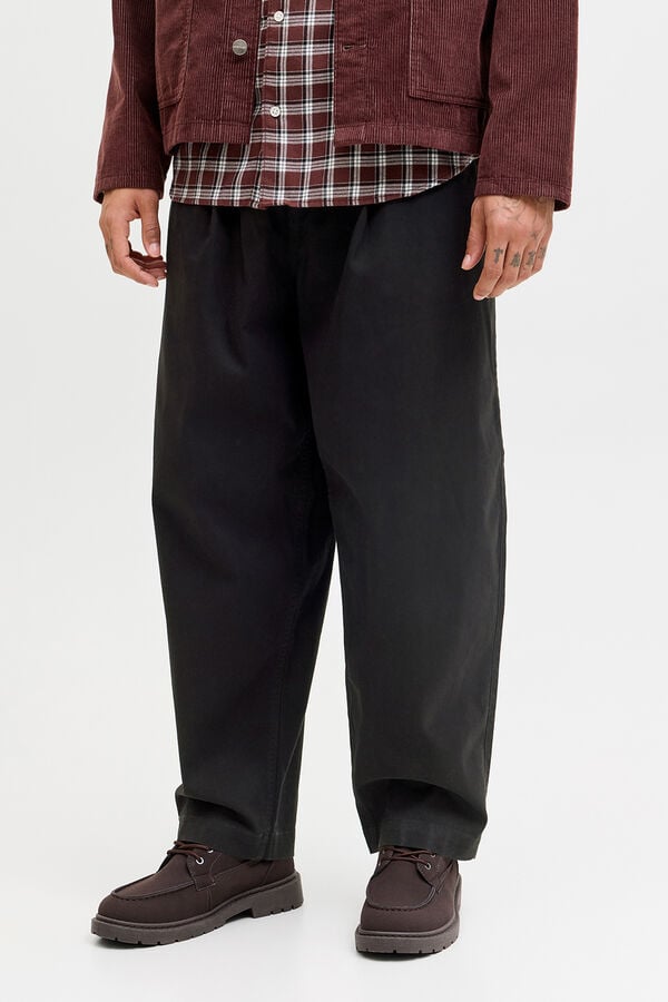 Jack & Jones Cal&ccedil;as de jogger confort&aacute;veis preto