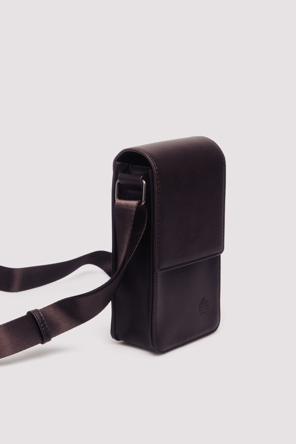 Springfield Bolsa transversal marrom pequena castanho