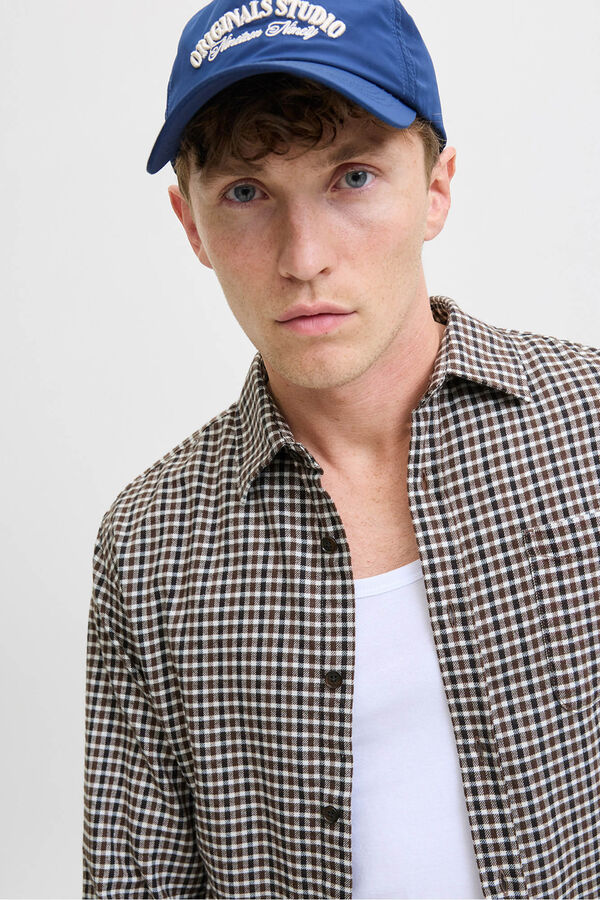 Jack & Jones Regular fit checked shirt blue