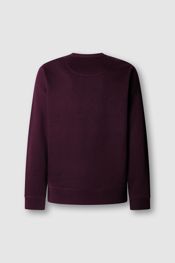 Pepe Jeans Sweatshirt com logo gola redonda vermelho