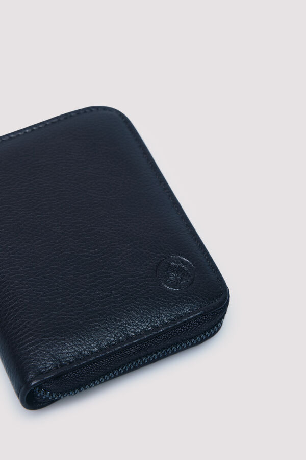 Springfield Cartera efecto piel bicolor marrón