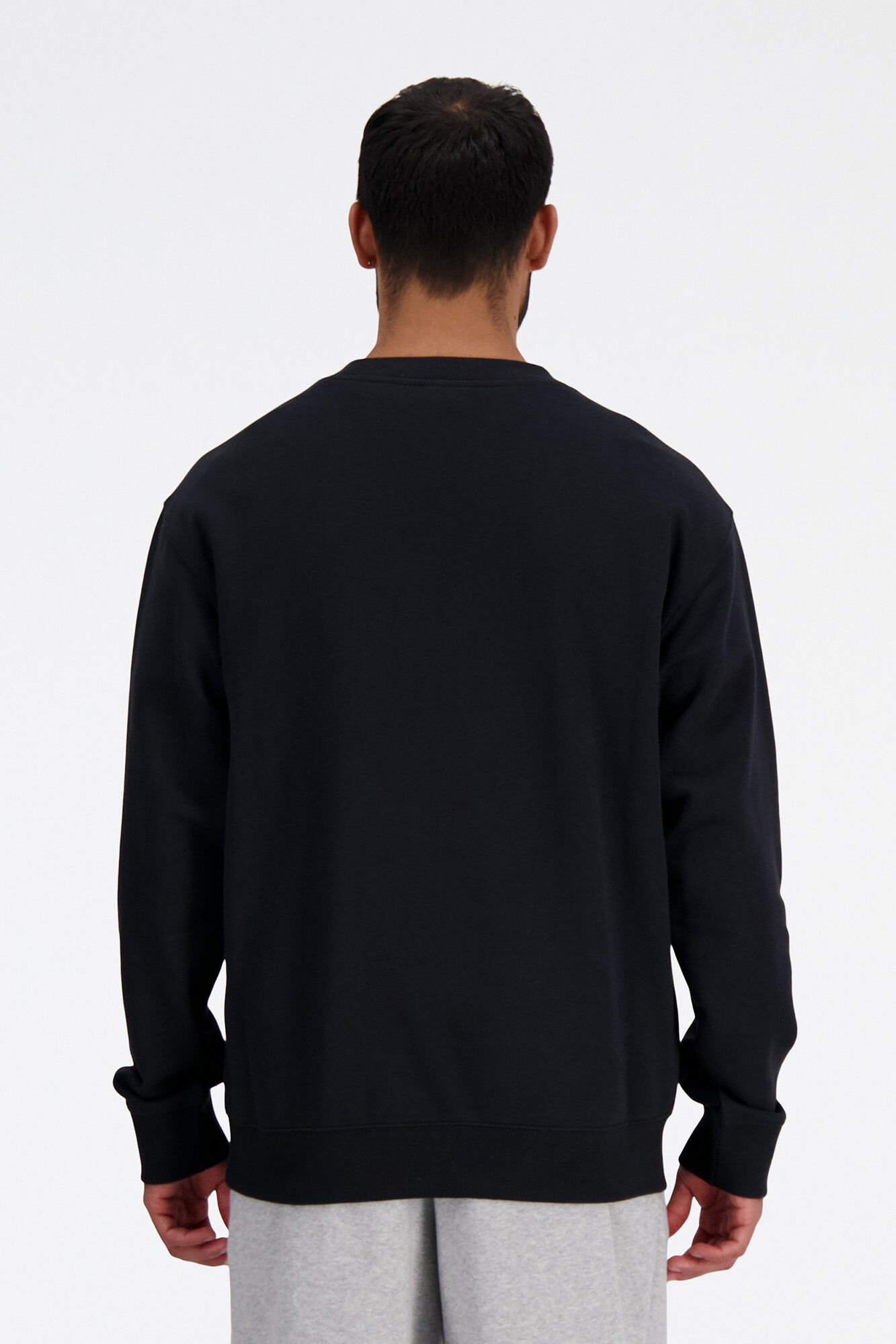 New Balance Sweatshirt com capuz e logotipo empilhado