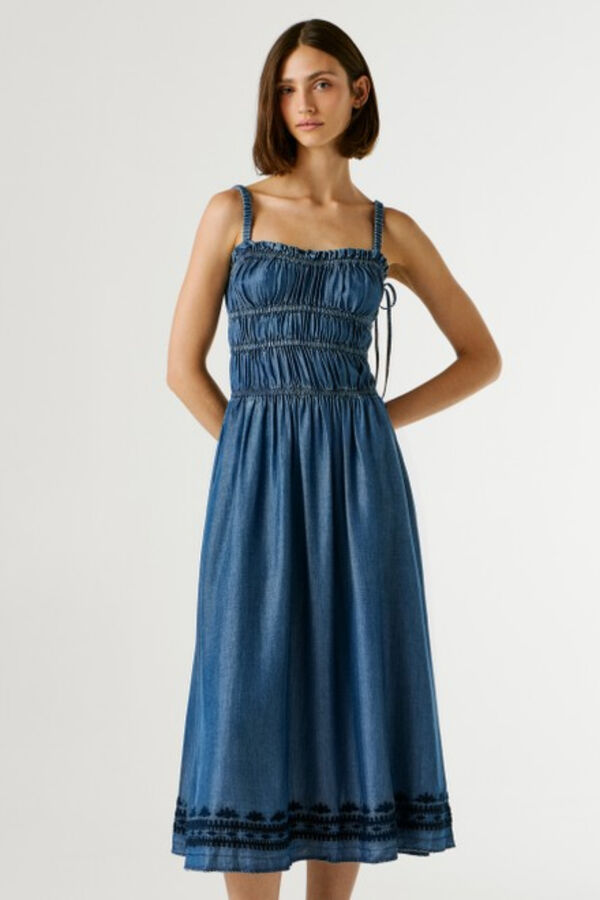 Pepe Jeans Vestido sem mangas azul