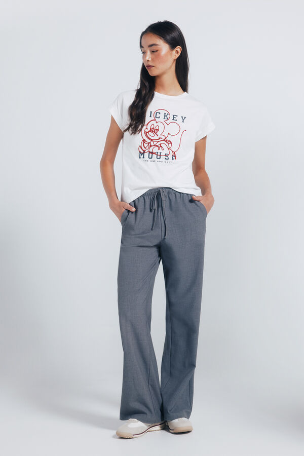 Springfield Camiseta com a silhueta do "Mickey Mouse" vison