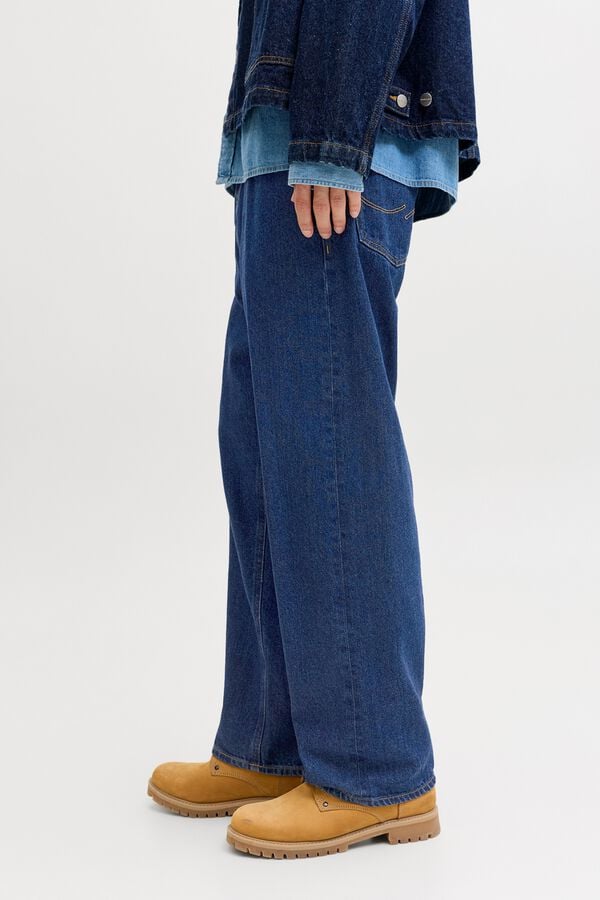 Jack & Jones Jeans baggy cinco bolsos azul