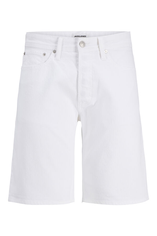 Jack & Jones Bermuda regular stone wash branco