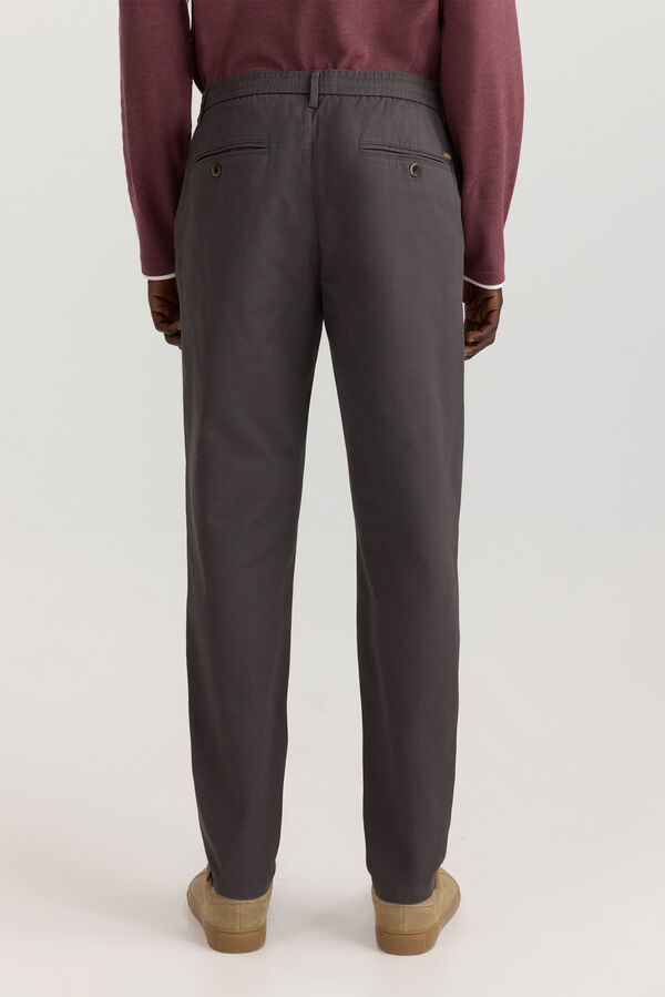 Springfield Cal&ccedil;as chino comfort fit cinzento