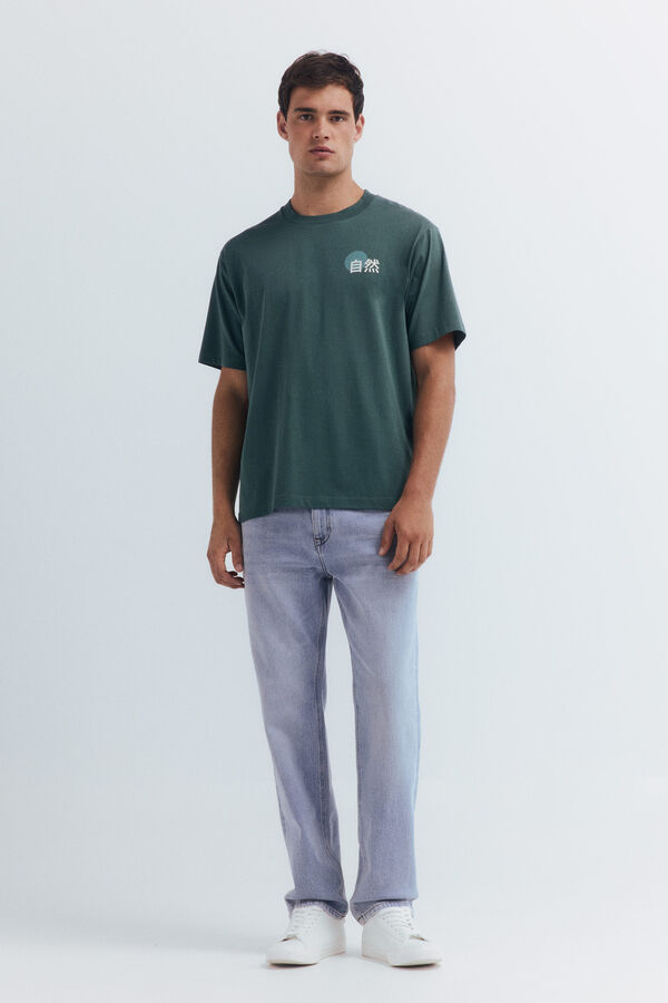 Springfield Landscape composition T-shirt green