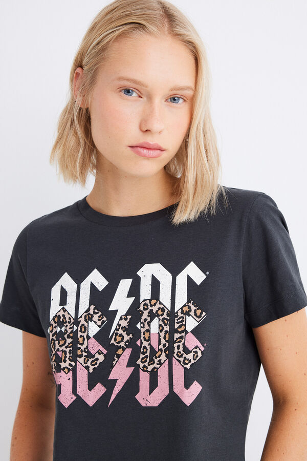 Springfield T-shirt "ACDC" cinza claro