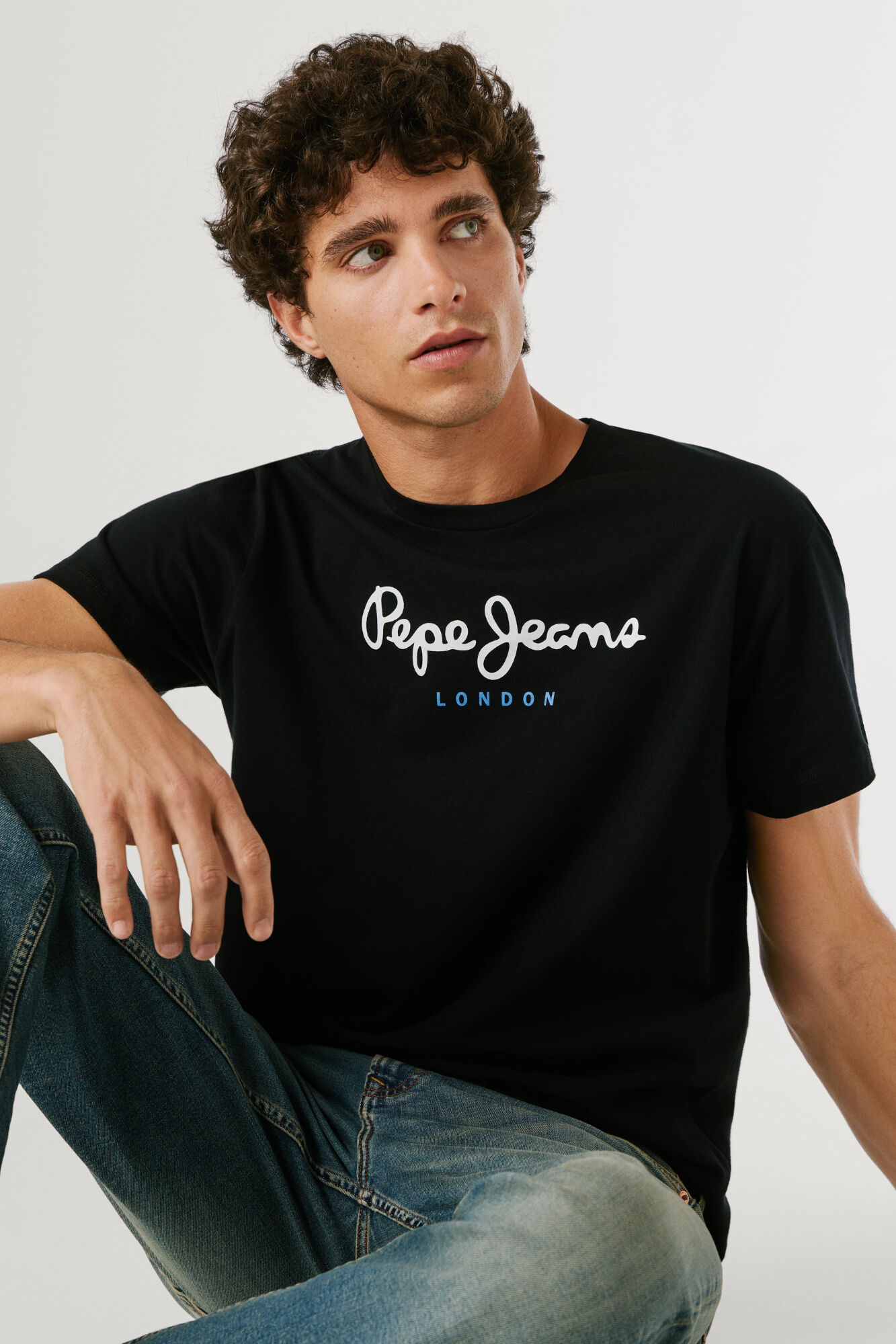Pepe Jeans T-shirt de manga curta com logo