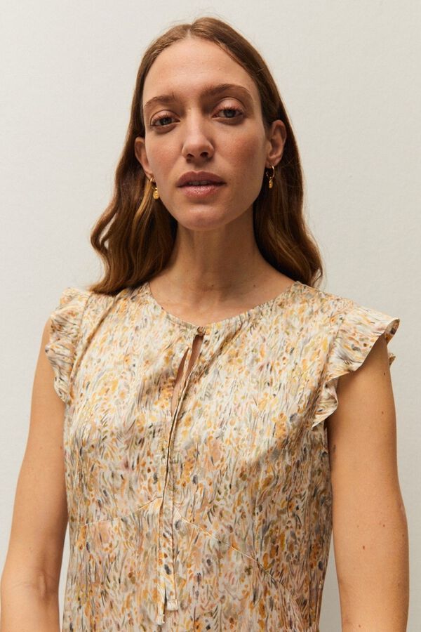 Systemaction Vestido comprido estampado estampado