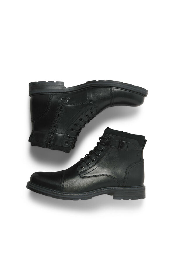 Jack & Jones High leather boots black