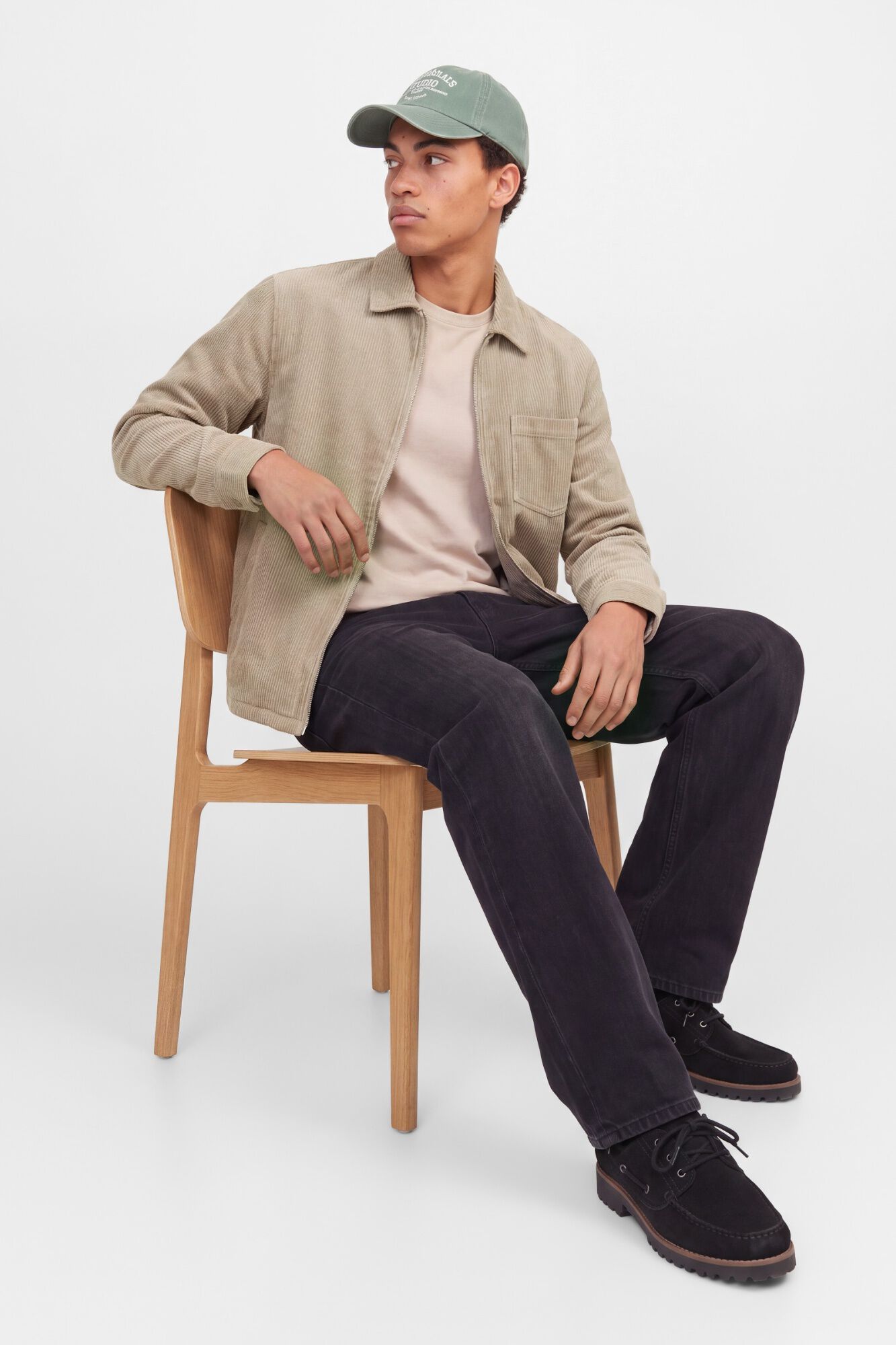 Jack & Jones Camisa pana 100% algod&oacute;n