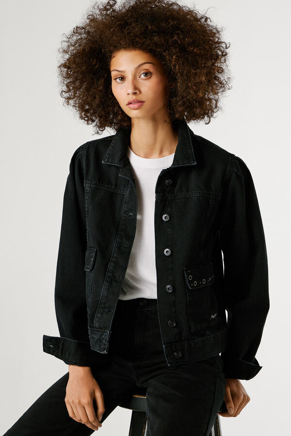 Pepe Jeans Casaco denim  preto