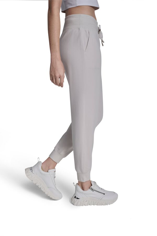 DKNY Cal&ccedil;as jogger b&aacute;sicas cinzento