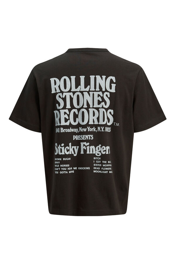 Jack & Jones T-shirt com estampa nas costas preto