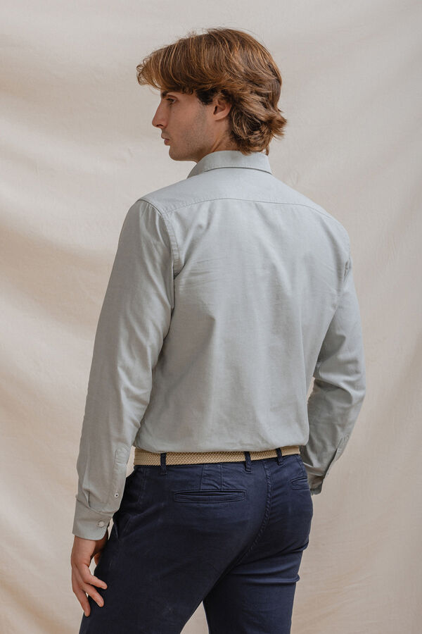 Celopman Camisa Oxford verde