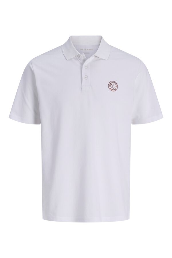 Jack & Jones Polo regular fit logo branco