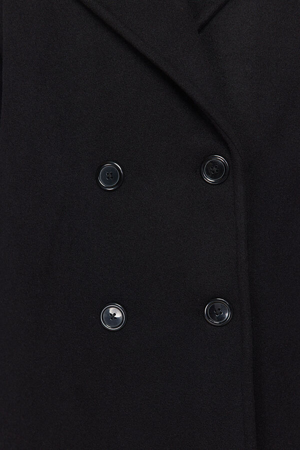 Trendyol Sobretudo oversize comprido preto