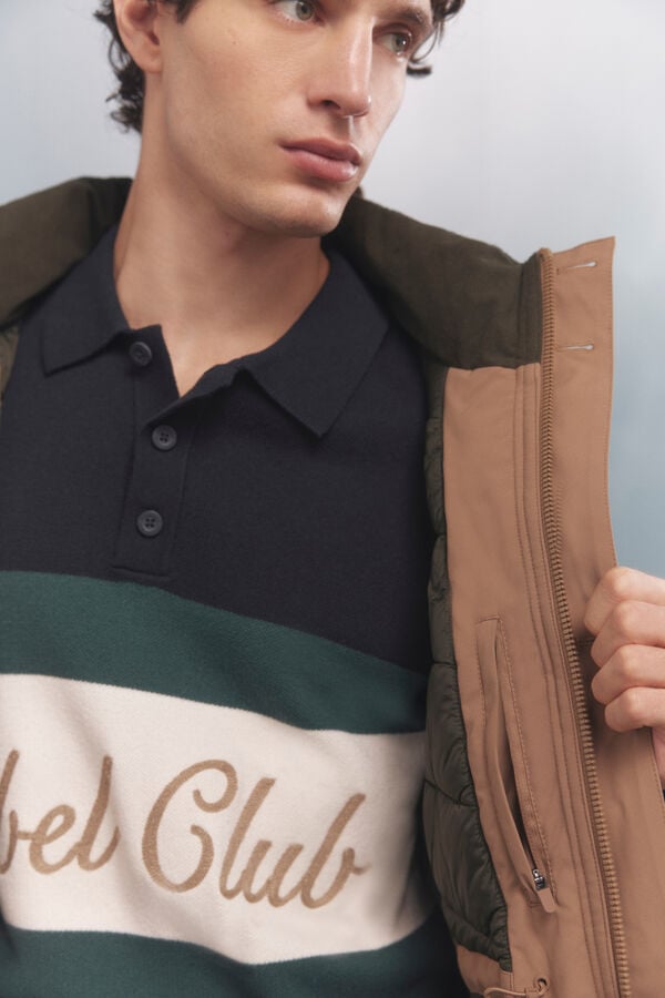 Springfield Casaco térmica acolchoada castanho