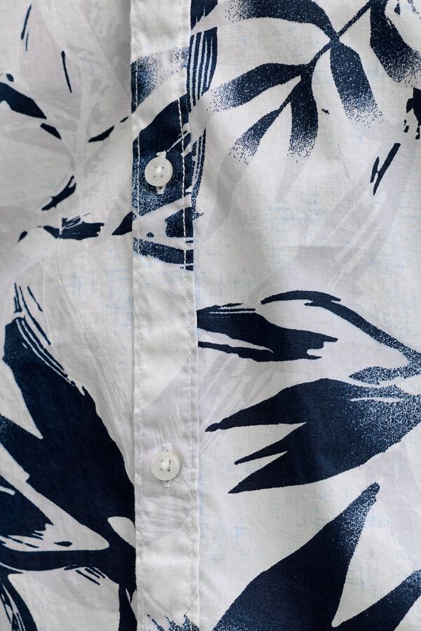 Jack & Jones Camisa regular fit estampada branco