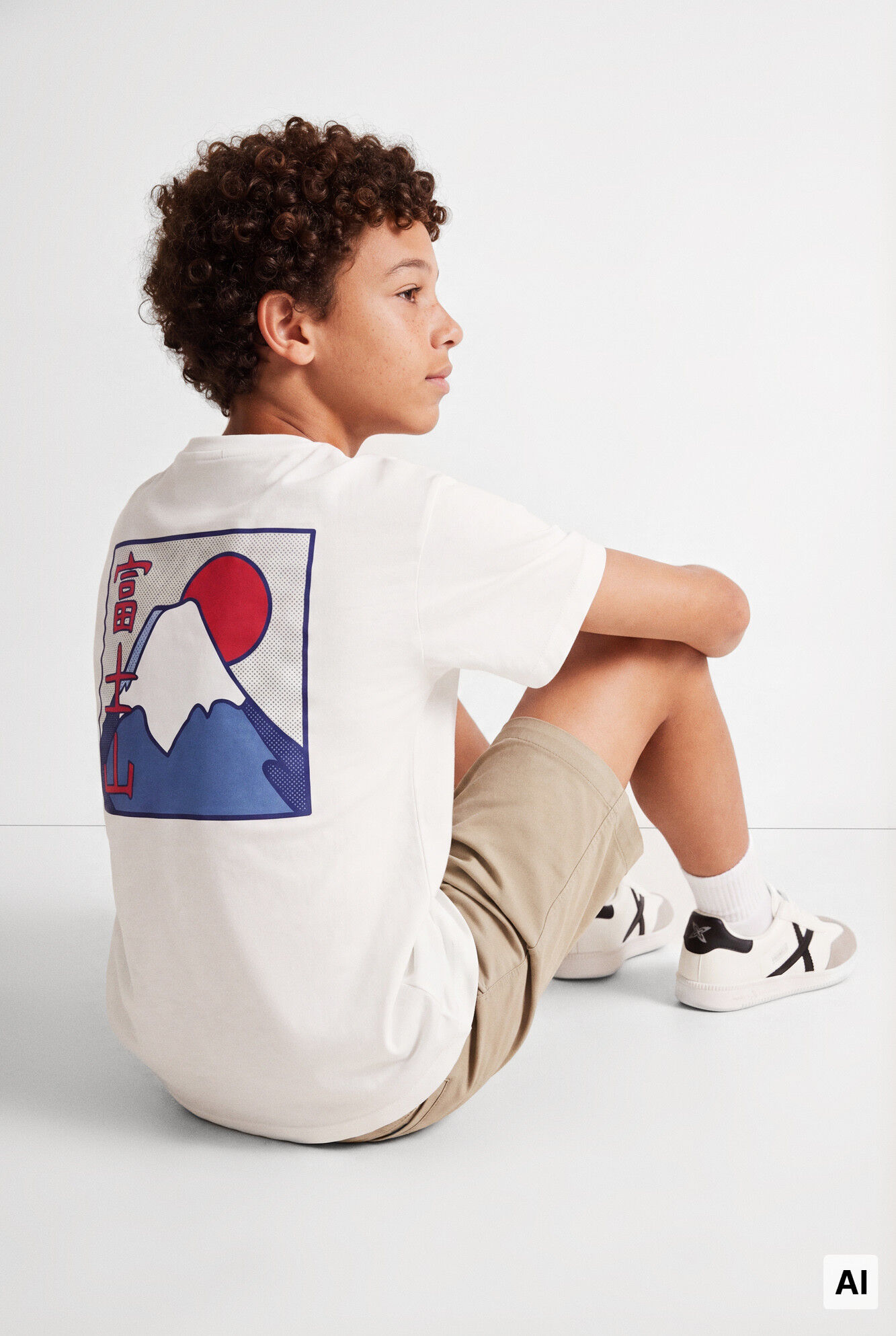 Springfield Kids T-shirt de manga curta Monte Fuji para menino